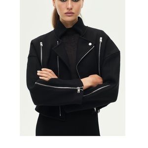 Manteco wool biker jacket ZW collection